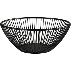 Корзина для фруктов «Сварт» черная 20 см APS