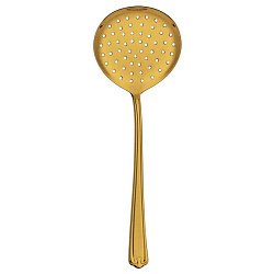 Шумовка для сервировки 29 см Anatolia retro gold pvd NARIN