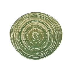 Тарелка 27см Swirl Green Pebble 1972 BY ID FINE