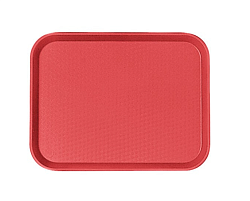 Поднос красный 46х36 см прямоугольный CAMBRO (1418FF-163)