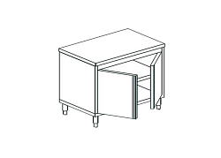 Стол производственный закрытый CHEF LINE LWC610SH2HD APACH