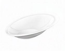 Салатник овальный 210x145 мм, 150 мл скошенный край WILMAX