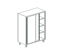 Шкаф кухонный закрытый CHEF LINE LHC18-106SD APACH