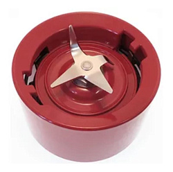 Основание стакана с ножом (красное) для KSB555 KITCHENAID (W10500386)