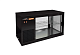 Витрина холодильная VRL 1300 L Black HICOLD
