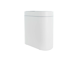 Ведро для мусора сенсорное JAH-6711 8 л (овальное, белое) FOODATLAS