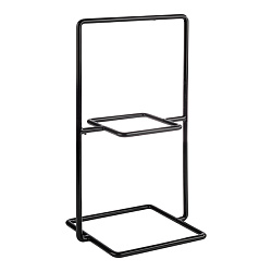 Этажерка 2 яруса 23 см черный APS