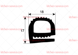 Уплотнитель для печи (3786312)