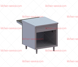 Прилавок нейтральный CHEF LINE LUN720O APACH