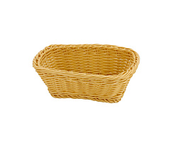 Корзина для хлеба 23х19х8 см плетеная, ротанг, бежевая SUNNEX (C04009)
