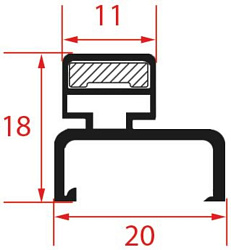 Уплотнение двери для HENNY PENNY
