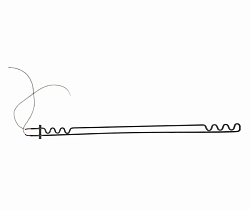 Элемент нагревательный ТЭН 640 Вт MIWE (070590.3)