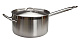 Сотейник 6,0 л нержавейка 26 см, с 2 ручками, с крышкой, тройное дно индукция MGSTEEL