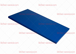 Доска разделочная 600х400х18 мм синяя, пластик CHEFPLAST (мки307/5)