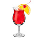 Бокал для коктейля 350 мл Харикейн COCKTAIL GLASS OCEAN (1522H12)