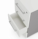 Тумба приставная TS4 КОБОР 40/50 aluminum/premium