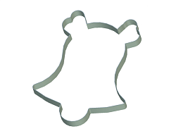 Форма кондитерская Колокольчик с бантом для FOODATLAS (УТ000011682)