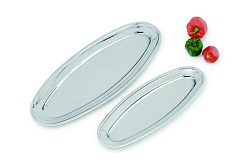 Блюдо овальное для рыбы (нержавеющая сталь) 65х27 см MGSTEEL