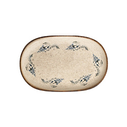 Блюдо овальное 18см Voyage Navy ID Fine