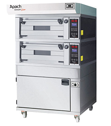Печь подовая для пиццы BAKERY LINE E4L2PZP DPBI-T (с расстойкой) APACH