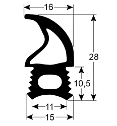 Уплотнение дверей для ALTO SHAAM (GS-26641)