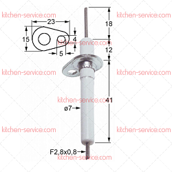 Электрод зажигания для TECNOINOX (RC00861000)