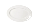 Блюдо «Кунстверк» овальное фарфор 22х300х200 мм белое KUNSTWERK