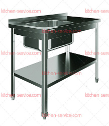 Ванна моечная ВМЦР/1-10/6-БЛП-ЭН RESTOINOX