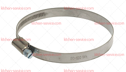 Хомут шланговый 80-100 для печи (3449477)
