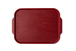 Поднос 45х34,5 см, темно-красный, поверхность классик (416) MGprof (1730)