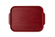Поднос 45х34,5 см, темно-красный, поверхность классик (416) MGprof (1730)