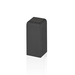 Перечница 3х3х6,5 матовый черный NARIN