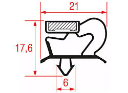 Уплотнение 1900х760 мм для ICEMATIC