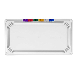 Крышка для гастроемкостей 1/3 полипропилен, прозрачная MGprof