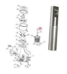 Вал для соковыжималки VORTMAX (20.07.0.0008)