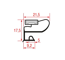 Уплотнитель изоляционный для панели ALPENINOX (0A8079)