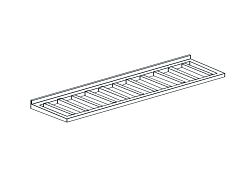 Полка кухонная настенная CHEF LINE LSWD19040 APACH