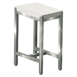 Колода разрубочная 500х500х850мм, столешница полипропилен ПИЩЕВЫЕ ТЕХНОЛОГИИ