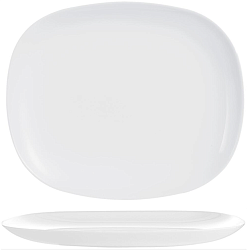 Блюдо прямоугольное 28x23 см для бургера Solutions Burger Эволюшн Opal ARC (N9403)