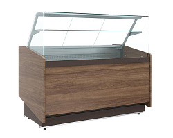 Витрина кондитерская КС80 SM 1,2-1 (1008 темный дуб) ПОЛЮС
