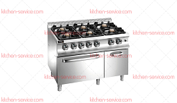 Плита газовая Chef Line GLRRG129FGXXL APACH