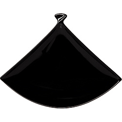 Блюдо веер 23х18см фарфор «Кунстверк» KUNSTWERK