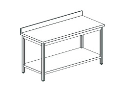 Стол производственный с бортом CHEF LINE LWT726SHU APACH