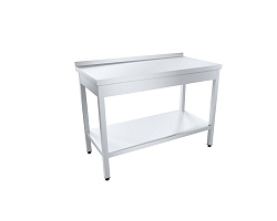 Стол разделочный ПРОФИ НТ AISI304 с бортом СРОб-15/6П304НТ-М ПИЩЕВЫЕ ТЕХНОЛОГИИ