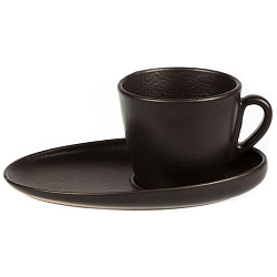 Кофейная пара 175 мл  Cappuccino Black Raw Stellar P.L. PROFF CUISINE (52650, 52649)