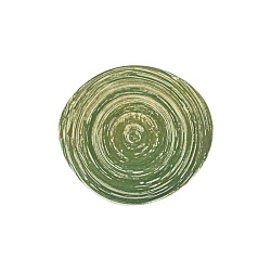 Тарелка 21см Swirl Green Pebble 1972 BY ID FINE