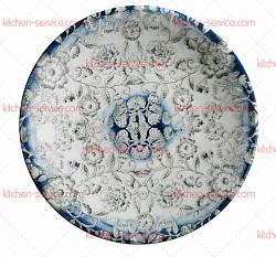 Тарелка плоская Corendon Blue Blanc декор 2 KUTAHYA (BNTS21DU891310)