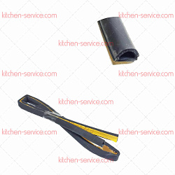 Уплотнитель крышки EPDM D-профиль 21х15 МКК-500.109887.77.004 для ABAT (41000050229)
