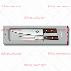 Набор: универсальный нож 19 см и вилка для мяса 15 см VICTORINOX (5.1020.2G)