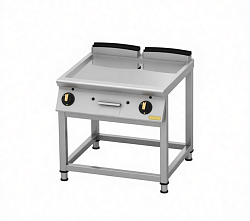 Поверхность жарочная серии LUX гладкая хромированная на открытой подставке ERO-KR 40/70 MONTONA